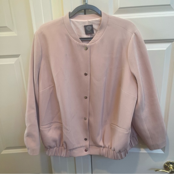 Vince Camuto Pink Bomber Jacket - Picture 6 of 9